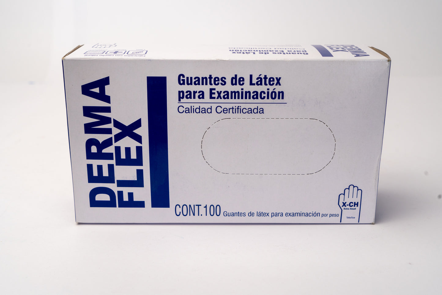 Guantes de látex Ambiderm Derma Flex